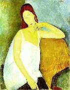 Amedeo Modigliani Portrait of Jeanne Hebuterne oil on canvas